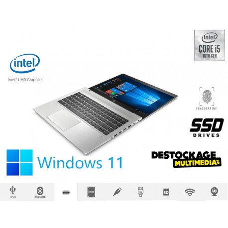 HP Probook 430 G7 Intel Core i5-10210U 1.60GHz / 16Go RAM DDR3 / 240Go SSD / 13.3' Full-HD - IPS / Webcam / WiFi / Windows 11 HP Probook 430 G7 Intel Core i5-10210U 1.60GHz / 16Go RAM DDR3 / 240Go SSD / 13.3' Full-HD - IPS / Webcam / WiFi / Windows 11
