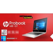 HP Probook 430 G7 Intel Core i5-10210U 1.60GHz / 16Go RAM DDR3 / 240Go SSD / 13.3' Full-HD - IPS / Webcam / WiFi / Windows 11