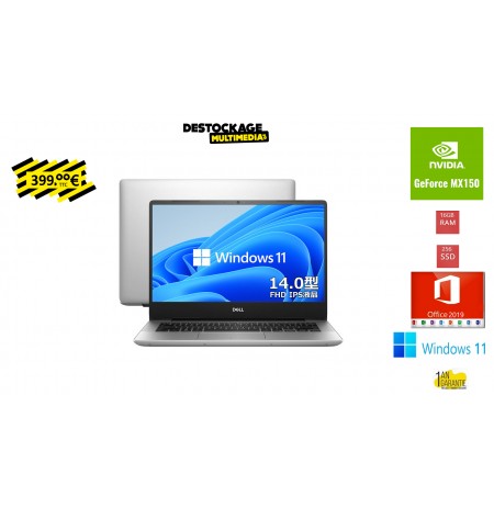 Dell Inspiron i14 5480 Core™ i5-8265U 16Gb 256Ssd Geforce Mx150 Ips Windows 11Office