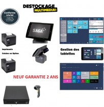 Pack Caisse Enregistreuse Tactile Saga Tous Commerces