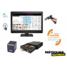Pack caisse enregistreuse tactile 23 pouces tous commerces avec logiciel au norme