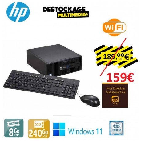 HP Prodesk 400 G3 Core i3 6100 3.7ghz 8GB 256SSD Dvdrw Wifi Windows 11 HP Prodesk 400 G3 Core i3 6100 3.7ghz 8GB 256SSD Dvdrw Wifi Windows 11