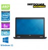 Dell Latitude 5580 Core i5 8300U  3 GHz Win 11 Pro 64 bits 8 Go de RAM 256 Go SSD 15,6 Office 2019