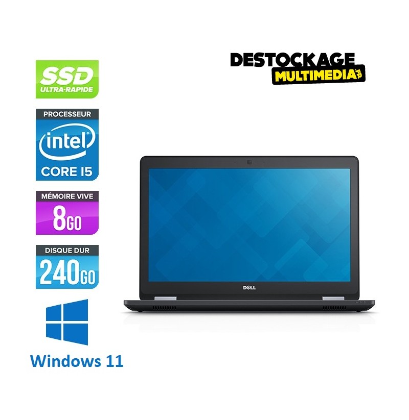 PC portable Dell - Ordinateur PC portable - Disque SSD