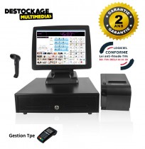 PACK CAISSE COMPLET NEUF GARANTIE 3 ANS LOGICIEL AUX NORMES