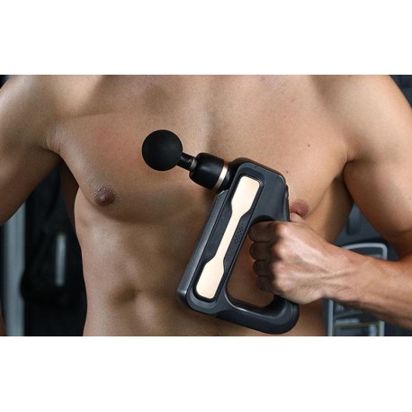 PISTOLET DE MASSAGE MUSCULAIRE 32 NIVEAUX 8 ACCESSOIRES