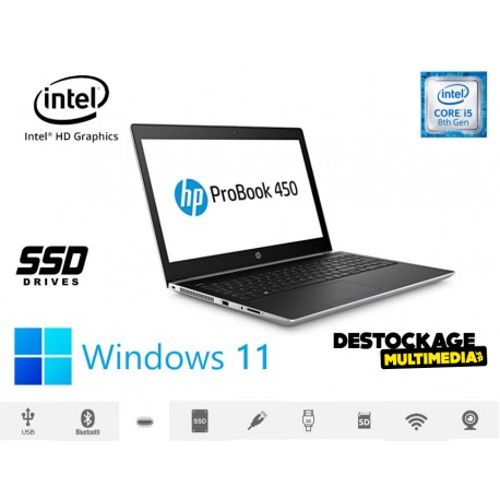 HP ProBook 450 G5 Full HD Intel® Core™ i5-8100U Go DDR4