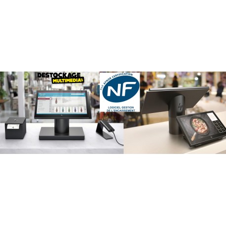 Pack Caisse Hp Engage One 145 Complet Avec Logiciel Au Norme Sans Abonnement