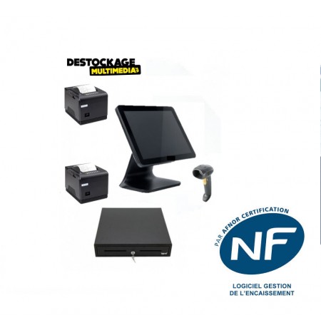 Pack Caisse Enregistreuse Tactile Avec Logiciel Restauration Sans Abonnement
