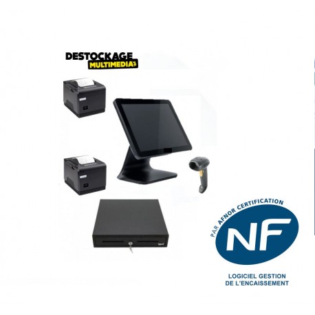 Pack Caisse Enregistreuse Tactile Avec Logiciel Restauration Sans Abonnement