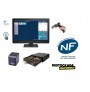 Pack caisse enregistreuse tactile 20 pouces tous commerces avec logiciel au norme