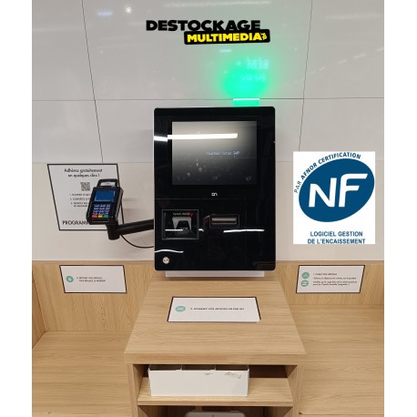 Borne Tactile Libre Service DIEBOLD NIXDORF Snack Restaurant Pizzeria Avec Logiciel Au Norme Sans Abonnement Borne Tactile Libre Service DIEBOLD NIXDORF Snack Restaurant Pizzeria Avec Logiciel Au Norme Sans Abonnement