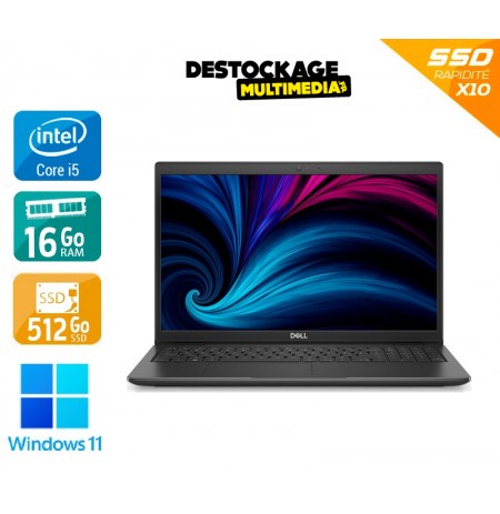 Dell - Dell Latitude 3520 - 15.6" - Intel Core i5 1135G7 - 16 Go RAM - 512 Go SSD- Windows 11