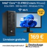 PC COMPLET HP PRODESK 400 G2 CORE I3 4190 8GB 500GO WIFI DVDRW WINDOWS 11 ECRAN 22