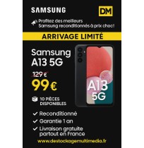 Samsung Galaxy A13 5G 2022 Reconditionne 64 Go Noir Garantie 1 an