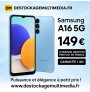Samsung Galaxy A16 5G Bleu Ciel 128 Go  Garantie 1 an Livraison gratuite Samsung Galaxy A16 5G Bleu Ciel 128 Go  Garantie 1 an Livraison gratuite