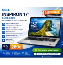 Dell Inspiron Serie 5000 17.3 Core i5 8250 16 GB 128 Ssd 1To Hdd Windows 11