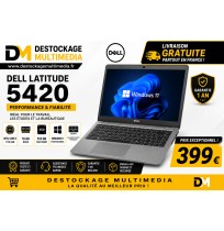 Dell Latitude 5420 Core i5 11ème Génération | 16 Go RAM | 512 Go SSD NVMe | Windows 11 Pro | Garantie 1 an