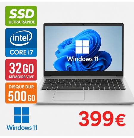 HP ProBook 450 G7 15 Core i5 10TH  - SSD 512 Go - 16 Go - Windows 11