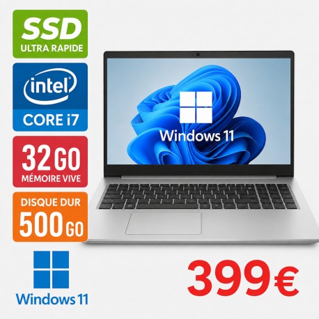 HP ProBook 450 G7 15 Core i5 10TH  - SSD 512 Go - 16 Go - Windows 11