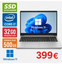 HP ProBook 450 G7 15 Core i710TH  - SSD 512 Go - 32 Go - Windows 11