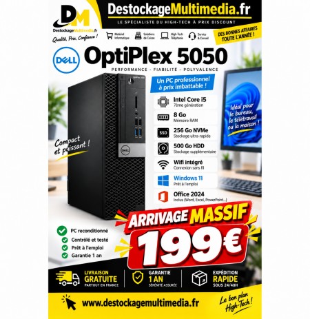 dell-optiplex-5050-sff-core-i5-8go-256go-nvme-500go-hdd-wifi-office-win11