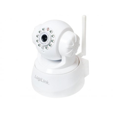 Caméra IP WIFI sans-fil LogiLink avec vision nocturne Canal audio 2 voies WC0030W
