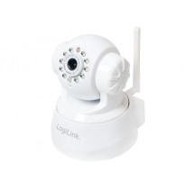 Camera IP WIFI sans-fil LogiLink avec vision nocturne Canal audio 2 voies WC0030W