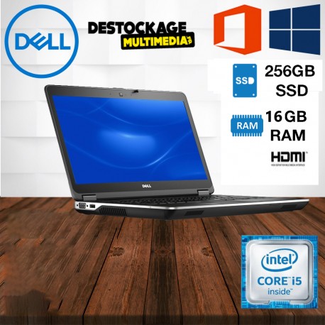 Dell Latitude E6440 - Core i5 4310M - 2.7 GHz - Win 10 Pro 64 bits - 8 Go RAM - 500 Go SSD - graveur de DVD - 14 hd Dell Latitude E6440 - Core i5 4310M - 2.7 GHz - Win 10 Pro 64 bits - 8 Go RAM - 500 Go SSD - graveur de DVD - 14 hd