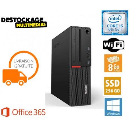 Lenovo ThinkCentre M700 Core i5 2,7 GHz - SSD 256 Go RAM 8 Go Wifi office 365 Windows 10 Lenovo ThinkCentre M700 Core i5 2,7 GHz - SSD 256 Go RAM 8 Go Wifi office 365 Windows 10