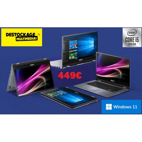 Asus Vivobook Flip 14 TP412 Tactile Core i5 10ème G 8gb 256ssd Windows 11 Office Asus Vivobook Flip 14 TP412 Tactile Core i5 10ème G 8gb 256ssd Windows 11 Office