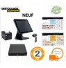 PACK CAISSE ENREGISTREUSE TACTILE TPV NEUF TOUS COMMERCES LOGICIEL CERTIFIE CONFORME SANS ABONNEMENT